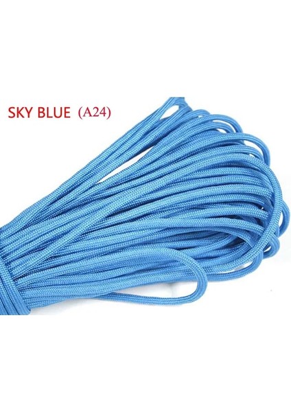 Gök Mavisi Tarzı Aracord Paraşüt Kordon Ipi Mil Spec Tip Iıı 7 Strand Çekirdek 100 Ft Tırmanma Kamp Tokası Bilezik Için 27 Renk (Yurt Dışından)