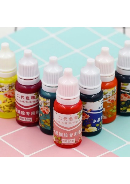 L Tarzı Yüksek Konsantrasyon Uv Reçine Sıvı Inci Renk Boya Pigment Epoksi Dıy Takı Yapımı Için El Sanatları Freehome & Gardensabun Boyaları (Yurt Dışından)