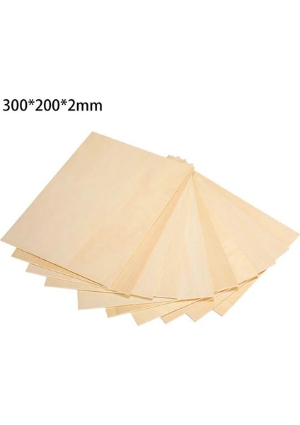 300X200X2MM-10PCS Tarzı Et A4 Balsa Ahşap Levhalar Ahşap Plaka Ev Sal Modeli Için Ahşap Dekorasyon Dıy Zanaat Malzemeleri (Yurt Dışından)