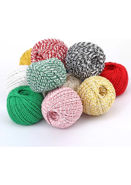 02 Kırmızı Beyaz Stili 1.5 mm Çift Renk Pamuklu Fırıncı Halat Sicim El Yapımı Aksesuarlar Için Düğün Parti Dekorasyon Hediye Dıy Kordon Sarma (Yurt Dışından) fiyatları