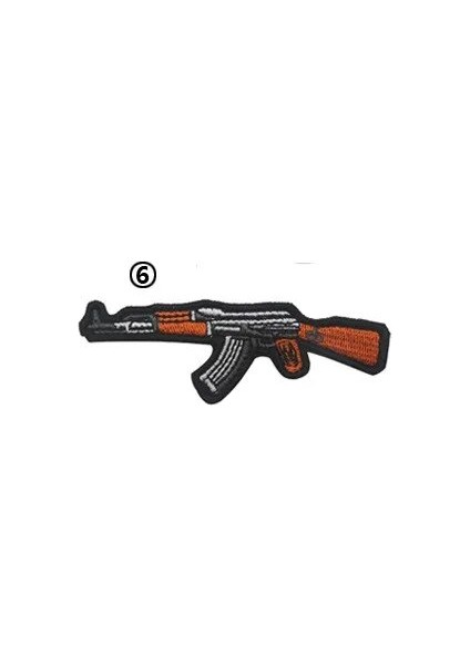 3 Nakış 9X3CM Stili Rusya Rus Ak 47 Nakış Yamaları Ak Askeri Yama Taktik Savaş Amblemi Aplike Komik Işlemeli Rozetleri Seviyorum (Yurt Dışından)