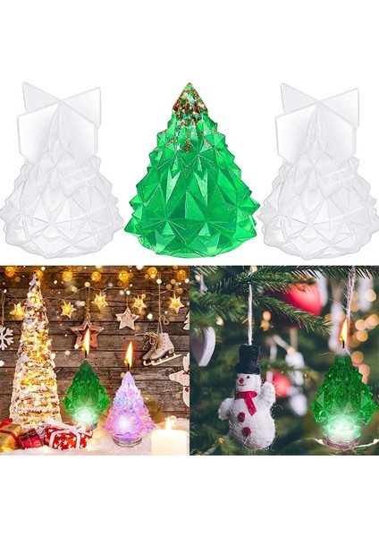 1 Kalıp Stili Yeni Noel Ağacı Silikon Mum Kalıbı Reçine Uv Epoksi Kalıpları Dıy Reçine El Sanatları El Yapımı Hediye Dekorasyon Ev Dekorasyonu Döküm Kalıp (Yurt Dışından) fiyatları