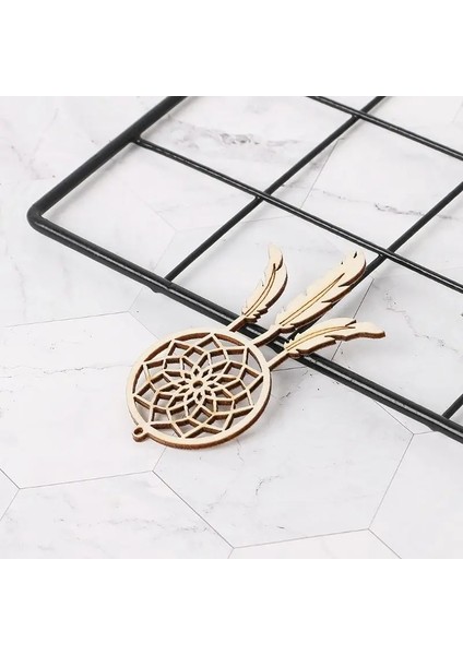 Lazer Kesim Ahşap Dreamcatcher Süsleme Ahşap Şekil El Sanatları Düğün Dekoru 19QB (Yurt Dışından) modelleri