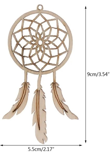 Lazer Kesim Ahşap Dreamcatcher Süsleme Ahşap Şekil El Sanatları Düğün Dekoru 19QB (Yurt Dışından) fırsatları
