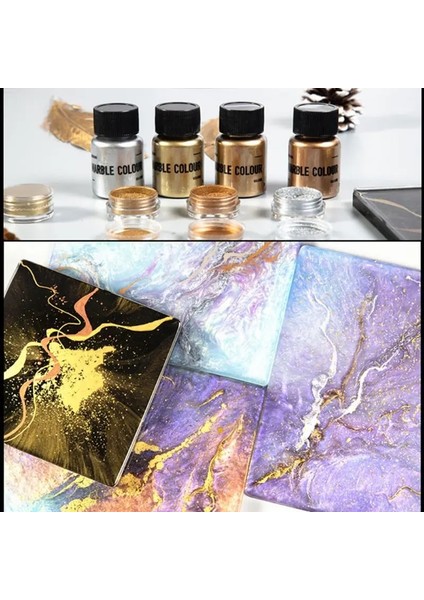 S1 3g 1pc Tarzı 4 Colorsset Ayna Metal Doku Inci Tozu Epoksi Reçine Renklendirici Glitter Mermer Metalik Pigment Reçine Boya Takı Yapımı Çok (Yurt Dışından)