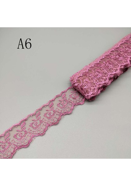 A2 Stili 10 Yard 4cm Geniş Dantel Trim Diy Giysi Kumaş Dantel Şerit Yatak Için Kullanılan Kumaş Perde Kanepe Minder Örtüsü Malzemesi (Yurt Dışından)