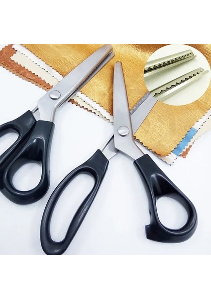 3mm Tarzı Paslanmaz Çelik Oyma Makası Saplı Profesyonel El Sanatları Terzilik Zig Zag Kesim Ors Dikiş Ors Kumaş (Yurt Dışından) fiyatları