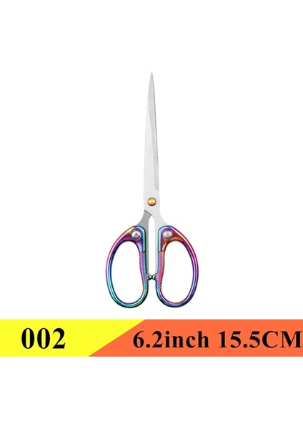 002 Çok Renkli 6,2 Inç Stili Retro Vintage Ors Kumaş Kesici Terzi Ors Oya Dikiş Nakış Ofis Ors Kırtasiye Dıy Araçları Makaslar (Yurt Dışından)