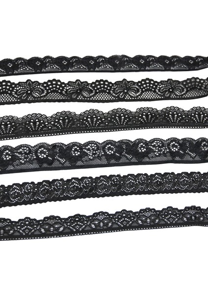 No.2 Tarzı (5 Metrelot) Siyah Streç Dantel Kumaş Iç Çamaşırı Dantelleri Trim Dıy El Sanatları Dikiş Kurdeleleri (Yurt Dışından) modelleri