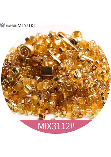 M3114 Pembe Stil Karışık 10 Gram Karışık Miyuki Cam Tohum Boncuk Çok Şekiller Japonya Toho Spacer Boncuk Dıy Düğün Zanaat Kadın Konfeksiyon Aksesuarları 10G (Yurt Dışından) modelleri