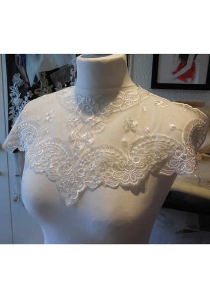 No.19 Tarzı Elbise Aplike Dantel Kumaş Bluz Kostüm Dekor Aksesuarları Dıy Yaka Yaka Dikiş Trimler Beyaz Siyah (Yurt Dışından) fiyatları