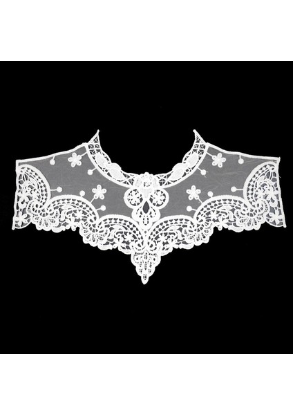 No.19 Tarzı Elbise Aplike Dantel Kumaş Bluz Kostüm Dekor Aksesuarları Dıy Yaka Yaka Dikiş Trimler Beyaz Siyah (Yurt Dışından) fırsatları