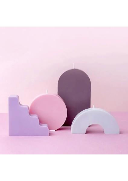 Ordu Yeşili Tarzı Dıy Mum Kalıpları Balmumu Mumlar Kalıp Aromaterapi Alçı Mum 3D Arch Kalıp El Yapımı Soya Küpü Sabun Kalıpları Mumlar Kalıp (Yurt Dışından) fiyatları
