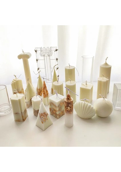 Yuvarlak Top Stili 2022 Sevgililer Günü Diy Plastik Mum Kalıbı 3D Kalıp Sütunlu Akrilik Kalıp Sabun Kalıbı Kek Kalıbı Aromaterapi Mum Yapımı Kaynağı (Yurt Dışından)
