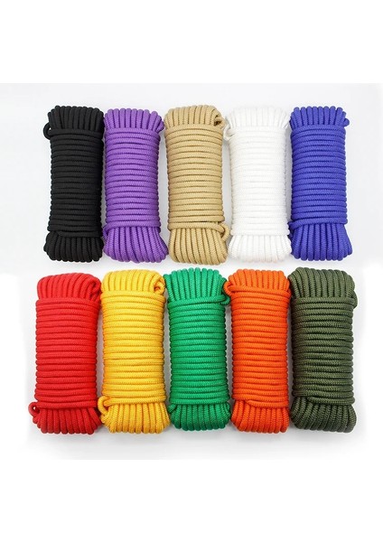 Haki Stili 10 Metre Paracord Araşüt Kordon Ipi Halat Mil Spec Tip Iıı 7 Strand Dıy Bilezik Aksesuarları (Yurt Dışından)