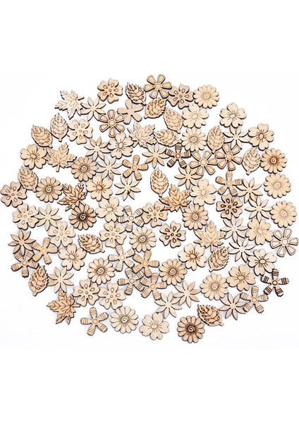 Açık Yeşil Tarzı Çanta Karışımı Ahşap Parçalar Yaratıcı Çiçek Yaprakları Kesikler Dilim Dıy Ahşap Sanat Dekorasyonu Için Ev Partisi Doodle Scrapbooking (Yurt Dışından) indirimleri