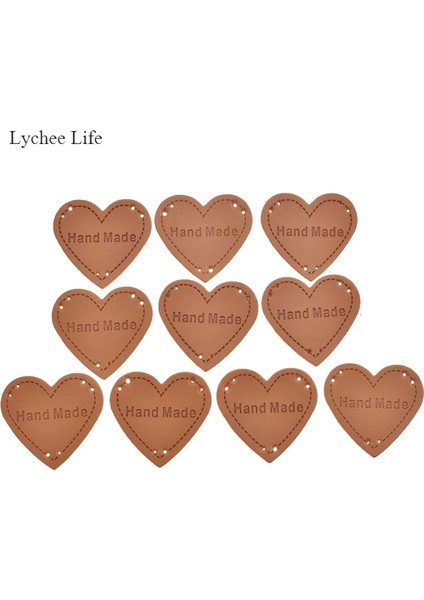 Tarzınıza Uygun Özel Baskı Lychee Life El Yapımı Dikiş Giysi Etiketleri El Yapımı Kabartmalı Pu Deri Etiket Etiketleri Kot Çanta Diy El Sanatları (Yurt Dışından) fırsatları