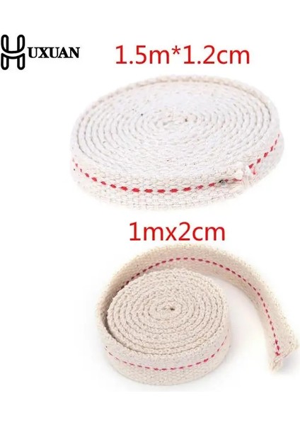 Açık Gri Tarzı Dıy Aksesuar Malzemesi .5m Gazyağı Brülör Soba Aydınlatma Fener Kandil Yapımı Için Güçlü Düz Pamuk Fitil Çekirdek (Yurt Dışından) fırsatları