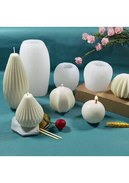 LZ-229 Stili Büyük Silindir Mum Kalıp Silikon Kalıp Mum Yapımı Için Diy El Yapımı Reçine Kalıpları Alçı Balmumu Kalıp Alçı Ev Dekorasyonu (Yurt Dışından) indirimleri