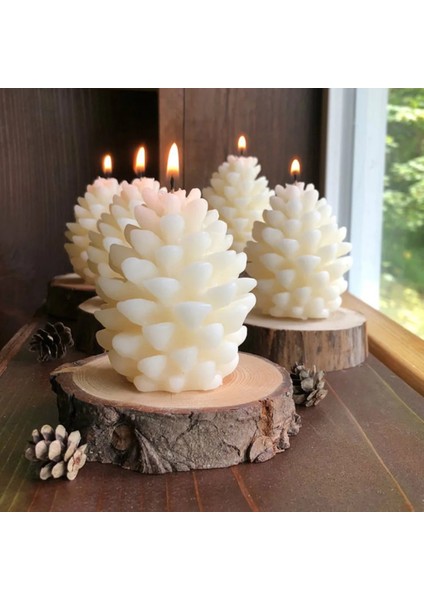 Stil A2 Stili 3D Noel Çam Kozalağı Silikon Mum Kalıbı Diy El Yapımı Aromaterapi Mumları Balmumu Çam Kozalağı Mum Yapımı Kalıp (Yurt Dışından) fiyatları