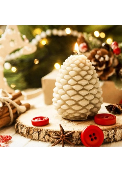 Stil A2 Stili 3D Noel Çam Kozalağı Silikon Mum Kalıbı Diy El Yapımı Aromaterapi Mumları Balmumu Çam Kozalağı Mum Yapımı Kalıp (Yurt Dışından) modelleri
