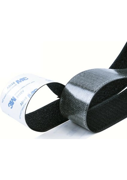 Siyah 5cm x 1 Metre Stili 3m Siyah Beyaz Güçlü Velcros Kendinden Yapışkanlı Cırt Cırt Raptiye Bant Ağır Hizmet Tipi Velcro Çift Bant Naylon Çıkartmalar Dıy Için 1m (Yurt Dışından) fırsatları