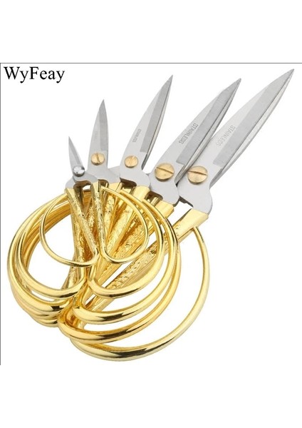 7.5 Inç 19X9.7CM Stili Paslanmaz Çelik Dikiş Altın Ors Kısa Kesici Dayanıklı Vintage Nakış Terzi Ors Kumaş Kesici El Sanatları Aracı Dikiş Için (Yurt Dışından) fırsatları