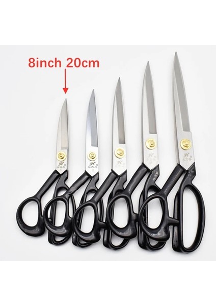 Beyaz 8 Inç 20CM Tarzı Profesyonel Terzi Veya Dikiş Veya Nakış Veya Dikiş El Sanatları Malzemeleri Veya Aletleri Kumaş Kesici Makaslar (Yurt Dışından)