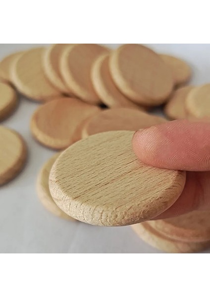 4cm Tarzı Yuvarlak Disk Bitmemiş Ahşap Daire Ahşap Parçalar Ahşap Kesikler Zanaat Malzemeleri Dekorasyon Için Süsler (Yurt Dışından) fırsatları