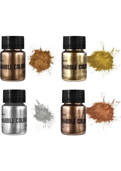 5-8g Gümüş Tarzı 3gg Ayna Metal Doku Inci Tozu Epoksi Reçine Renklendirici Glitter Mermer Metalik Pigment Reçine Boya Takı Yapımı (Yurt Dışından)