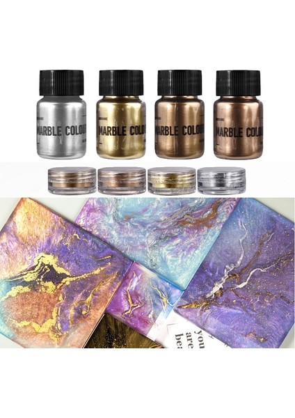 5-8g Gümüş Tarzı 3gg Ayna Metal Doku Inci Tozu Epoksi Reçine Renklendirici Glitter Mermer Metalik Pigment Reçine Boya Takı Yapımı (Yurt Dışından)