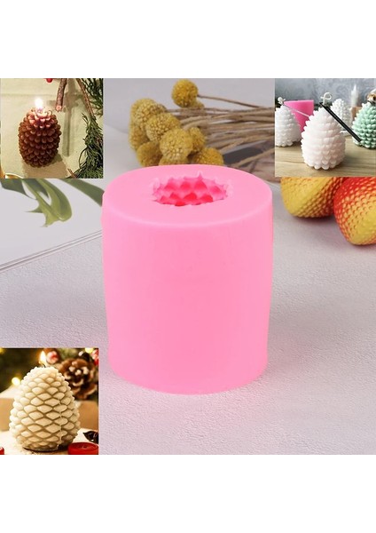 No.1 Tarzı 3D Noel Çam Kozalağı Silikon Mum Kalıbı Diy El Yapımı Aromaterapi Mumları Balmumu Çam Kozalağı Mum Yapımı Kalıp (Yurt Dışından) modelleri