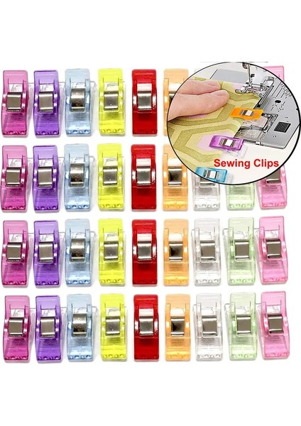 20 Adet Kırmızı Stil Adet Dikiş Klipsleri Çok Amaçlı Kapitone Klipsleri Giydirin Dikiş Malzemeleri Için Plastik Kelepçeler Dıy El Sanatları Bağlama Klipleri Kağıt (Yurt Dışından) fiyatları