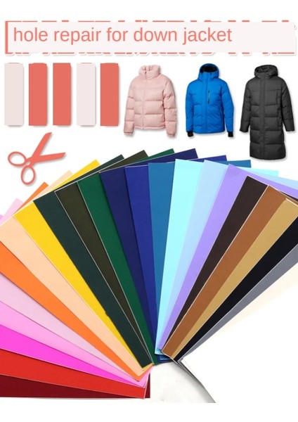 Pembe Stil T-N Aşağı Pamuk Ceket Kendinden Yapışkanlı Etiket Yamalar Pvc Su Geçirmez Malzeme Ceket Delik Onarım Dıy Için Yıkanabilir Aplikler Yıkanabilir (Yurt Dışından)