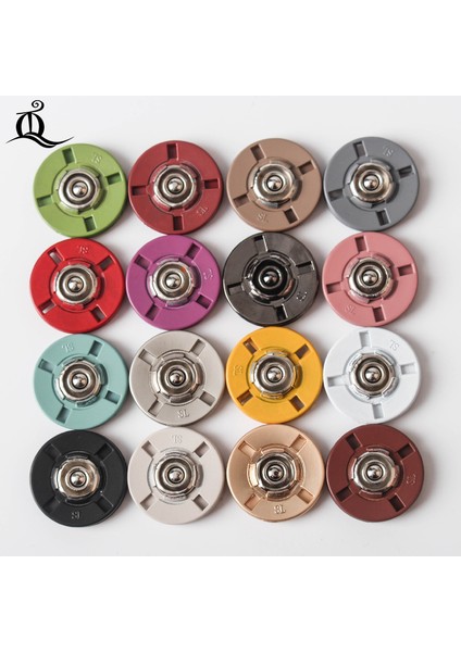 18 Parlak Siyah Stil 21 mm Et Ix Giyim Için Metal Çıtçıt Düğme Kendin Yap Elbise Dikiş Uygulamaları Için Ceket Düğmeleri Aksesuar P90 (Yurt Dışından) modelleri