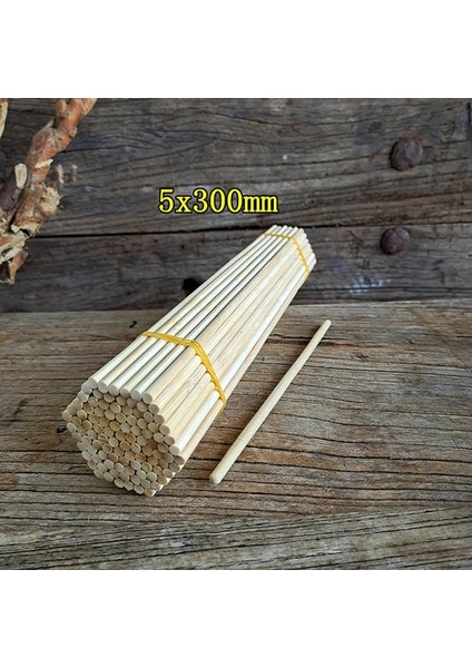 No.5 Tarzı Lot Çok Boyutlu Yuvarlak Kare Bambu Çubuklar Dıy El Sanatları Modelleme Malzemeleri Yapımı (Yurt Dışından)