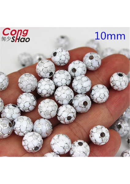 12MM 50 Adet Stil Cong Shao Lot Akrilik Voleybol Futbol Beyzbol Yuvarlak Spacer Top Boncuk Aksesuarları Dıy Takı Yapımı Için El Yapımı 8Y798 (Yurt Dışından) fırsatları