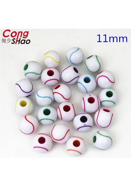 12MM 50 Adet Stil Cong Shao Lot Akrilik Voleybol Futbol Beyzbol Yuvarlak Spacer Top Boncuk Aksesuarları Dıy Takı Yapımı Için El Yapımı 8Y798 (Yurt Dışından) indirimleri