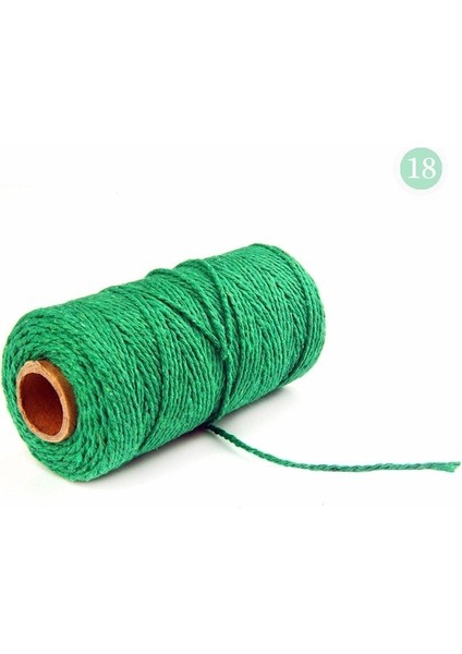 No.18 Tarzı Pamuklu Ip Pamuklu Kordon Fırıncılar Sicim Ip Kordon Şişesi Hediye Kutusu Dekor El Sanatları (Yurt Dışından)