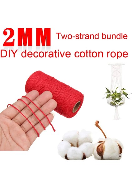 No.18 Tarzı Pamuklu Ip Pamuklu Kordon Fırıncılar Sicim Ip Kordon Şişesi Hediye Kutusu Dekor El Sanatları (Yurt Dışından) indirimleri