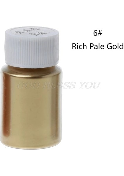 No.6 Tarzı Bakır Metalik Boya Toz Alçı Mücevherli Metal Tonları Mika Inci Tozu Pigment Boya Epoksi Reçine Sabun Yapımı (Yurt Dışından)