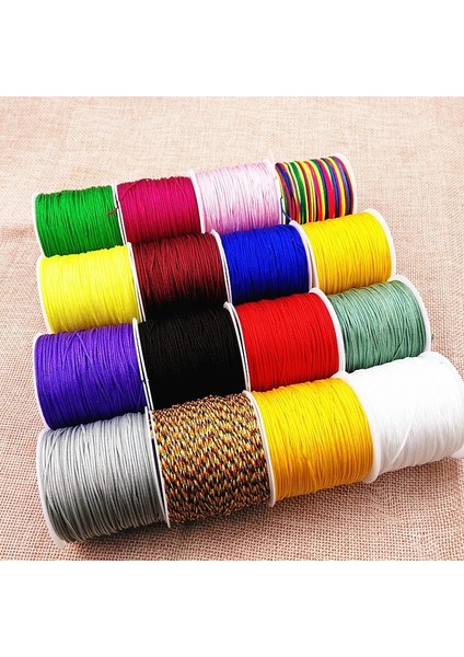 Açık Mor Tarzı 10 Yardslot Naylon Kordon Ipliği Bilezik Örgülü Dize Dıy Püsküller Boncuk ve El Sanatları Yapımı Çin Düğüm Kordonu (Yurt Dışından) modelleri