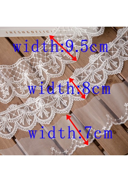 Genişlik 10CM Tarzı Lolita Dantel Şerit Beyaz 2 Yards Dikiş Aksesuarları 3D Kelebek Nakış Saçak Süslemeler Elbise Ev Dekoratif Dıy El Sanatları (Yurt Dışından) modelleri