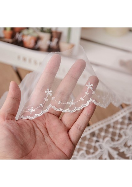 Genişlik 10CM Tarzı Lolita Dantel Şerit Beyaz 2 Yards Dikiş Aksesuarları 3D Kelebek Nakış Saçak Süslemeler Elbise Ev Dekoratif Dıy El Sanatları (Yurt Dışından) indirimleri