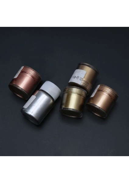 No.8 Stili 5 Renk Dıy Mermer Metalik Pigment Reçine Toz Kiti Epoksi Reçine Renklendirici Zanaat Kristal Kalıp Sabun Yapımı (Yurt Dışından)