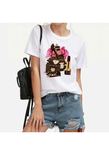 X-009-1-2 Stili Moda Kraliçesi Giysiler Için Yamalar A-Seviye Yıkanabilir Kadın T-Shirt Isı Transferi Termal Etiket Kişilik Aplike Üzerinde Demir (Yurt Dışından)