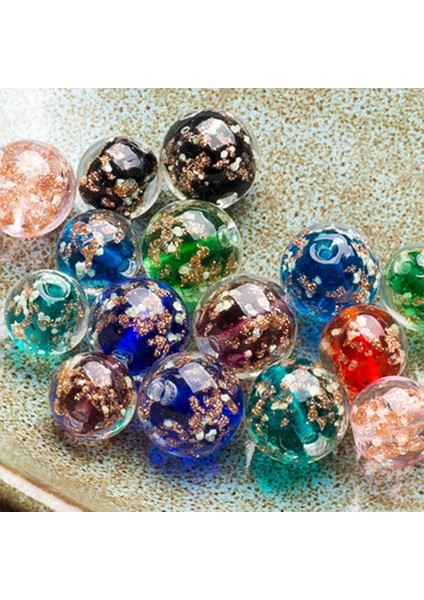 Renk 17 Tarzı Lot 8mm Yuvarlak Işıklı Çiçek Cam Gevşek Boncuklar Aydınlık Lampwork Boncuk El Yapımı Kristal Dıy Dikiş Mamulleri (Yurt Dışından) fiyatları