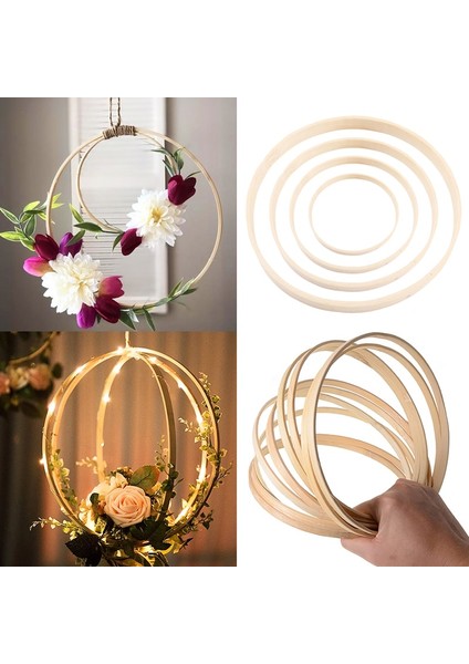 10PC--36CM Tarzı -40CM Dıy Nakış Çember Yüzük Çapraz Dikiş Ahşap Çerçeve Daire Yuvarlak Bambu Çerçeve Ahşap El Yapımı Dikiş Aracı Ev Dekorasyonu (Yurt Dışından)