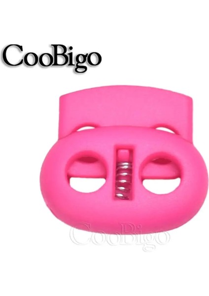 Pembe Tarzı Plastik Kordon Kilidi Stoper Fasulye Geçiş Klipsi Giyim Ayakkabı Bağı Spor Giyim Halat Kordon Aksesuarları Karışık Renkli Delik (Yurt Dışından)