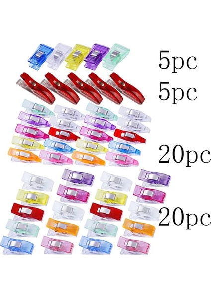 E Stilini Karıştır Ewing Kumaş Klipler Craft Yorgan Bağlama Plastik Klipler Kapitone Patchwork Için Kelepçeler Paketi (Yurt Dışından)